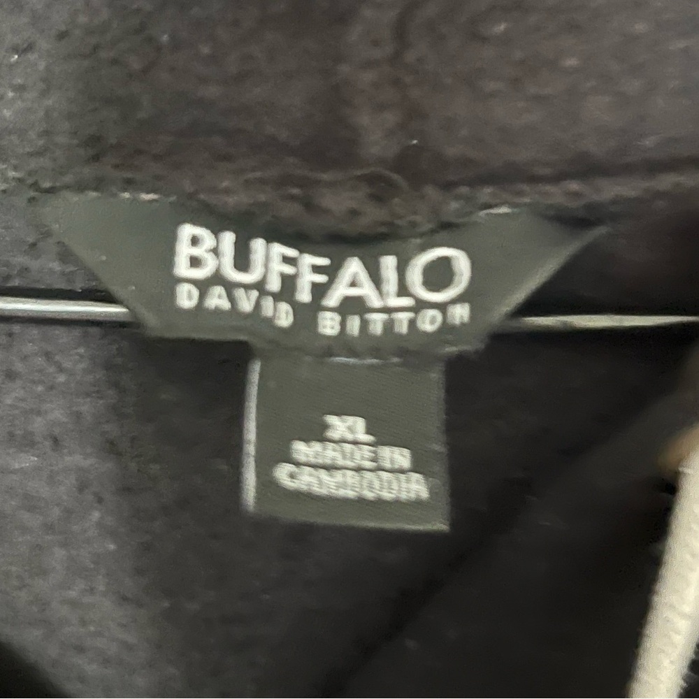Buffalo Size XL Black Hoodie Sweatshirt - Picture 3 of 4